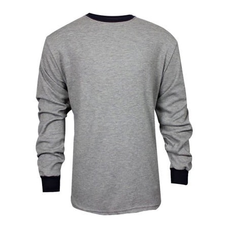 National Safety Apparel TECGEN CC Flame Resistant Long Sleeve T-Shirt, 2XL, Gray, C541NGELS2XL C541NGELS2X